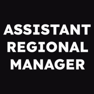 ASSISTANT REGIONAL MANAGER  - Męska Koszulka Czarna