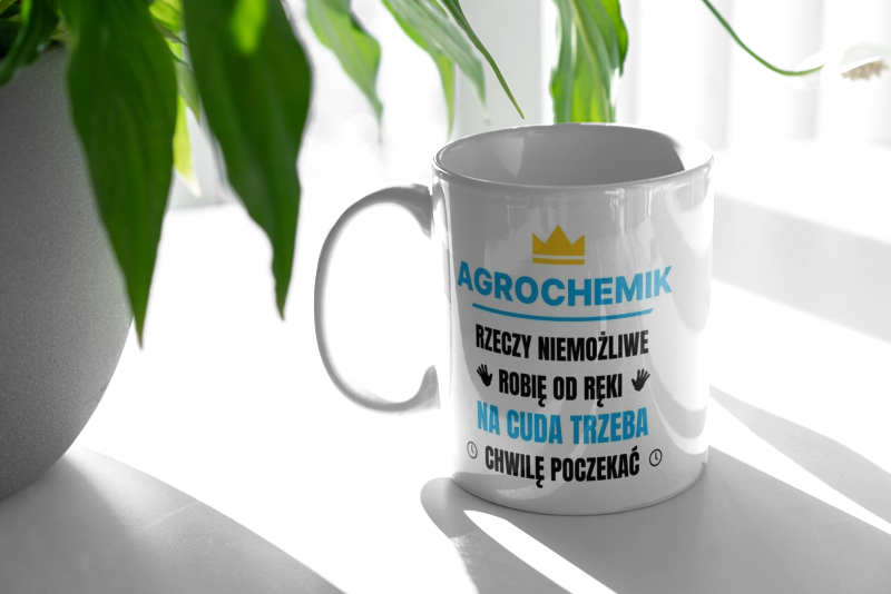 Agrochemik Rzeczy Niemożliwe Robię Od Ręki - Kubek Biały