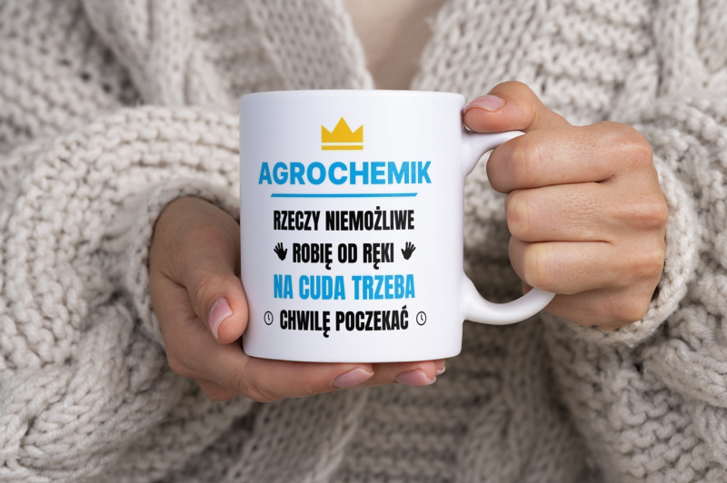 Agrochemik Rzeczy Niemożliwe Robię Od Ręki - Kubek Biały