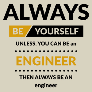 Always Be Engineer - Torba Na Zakupy Natural