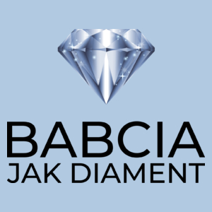 Babcia Jak Diament - Damska Koszulka Błękitna