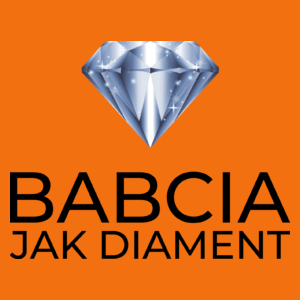 Babcia Jak Diament - Damska Koszulka Pomarańczowa