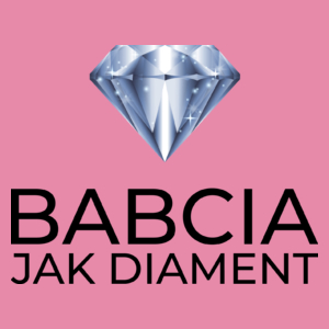 Babcia Jak Diament - Damska Koszulka Różowa