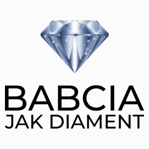 Babcia Jak Diament - Poduszka Biała