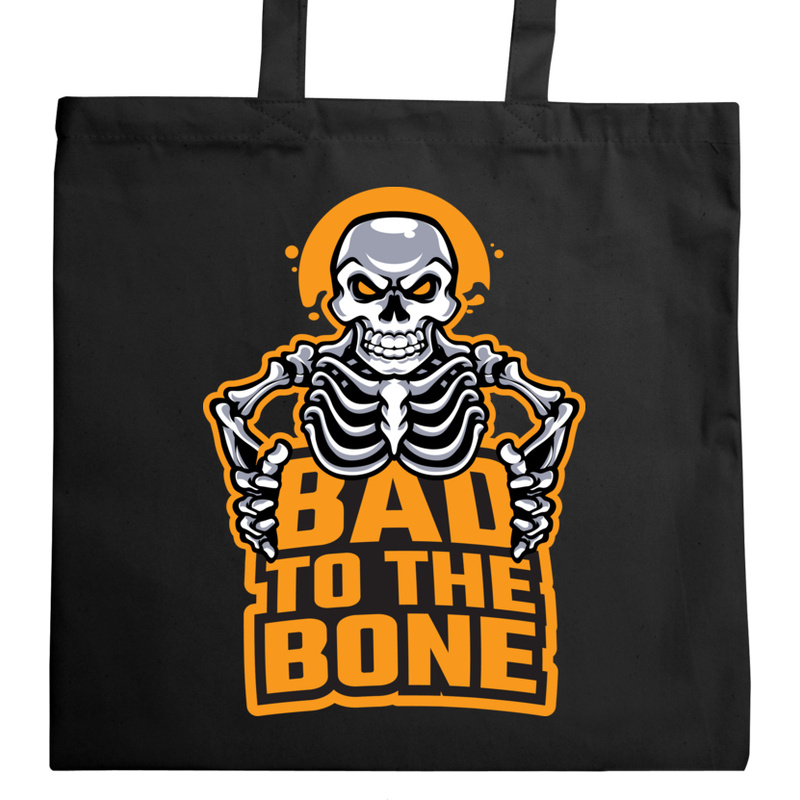 Bad To The Bone - Torba Na Zakupy Czarna