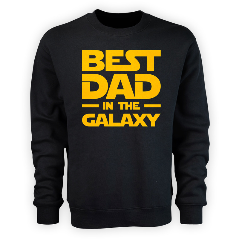 Best Dad In The Galaxy 2 - Męska Bluza Czarna