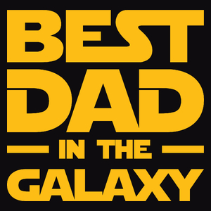 Best Dad In The Galaxy 2 - Męska Bluza z kapturem Czarna