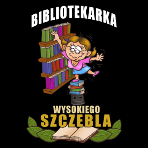 Bibliotekarka Wysokiego Szczebla - Torba Na Zakupy Czarna