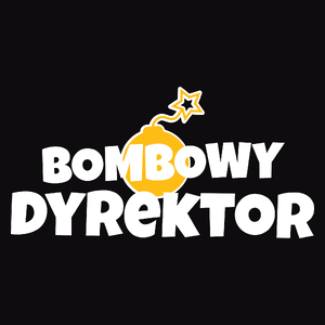 Bombowy Dyrektor - Męska Bluza Czarna