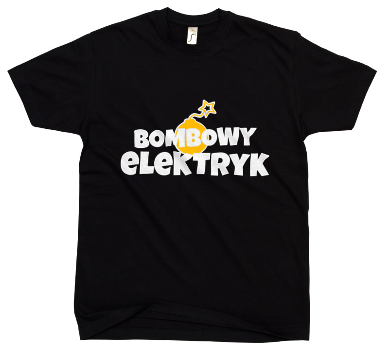 Bombowy Elektryk - Męska Koszulka Czarna