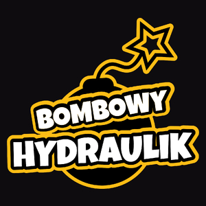 Bombowy Hydraulik - Męska Koszulka Czarna