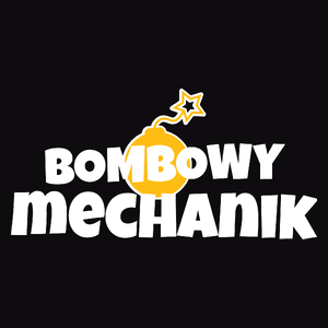 Bombowy Mechanik - Męska Bluza Czarna