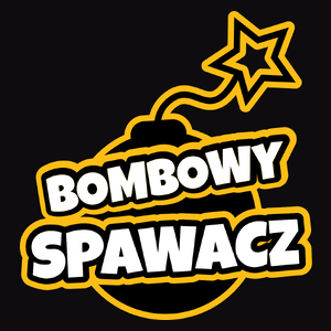 Bombowy Spawacz - Męska Koszulka Czarna