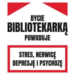 Bycie Bibliotekarką - Kubek Biały