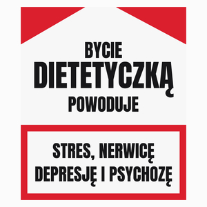 Bycie Dietetyczką - Poduszka Biała