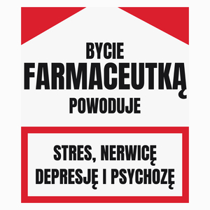 Bycie Farmaceutką - Poduszka Biała