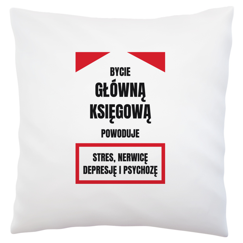 Bycie Główną Księgową - Poduszka Biała