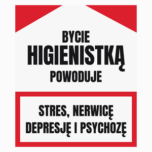 Bycie Higienistką - Poduszka Biała