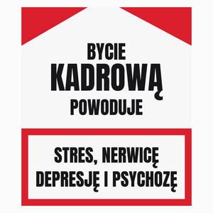 Bycie Kadrową - Poduszka Biała