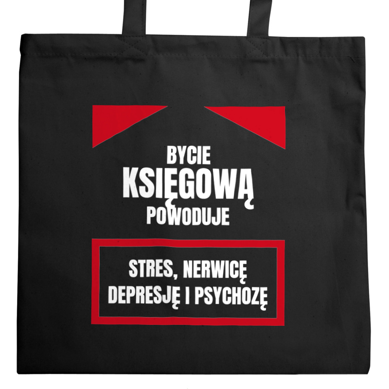 Bycie Księgową - Torba Na Zakupy Czarna