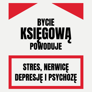 Bycie Księgową - Damska Koszulka Biała