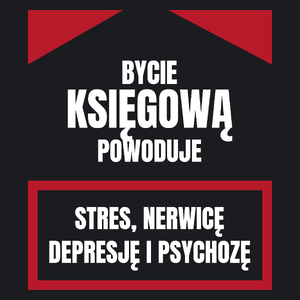 Bycie Księgową - Damska Koszulka Czarna