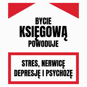 Bycie Księgową - Poduszka Biała