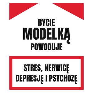 Bycie Modelką - Kubek Biały