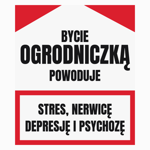 Bycie Ogrodniczką - Poduszka Biała