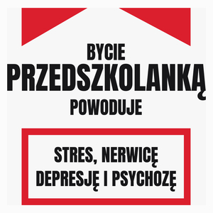 Bycie Przedszkolanką - Poduszka Biała