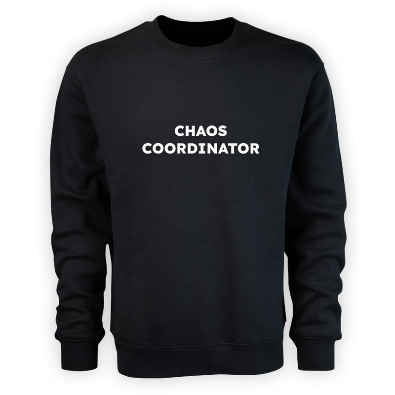 CHAOS COORDINATOR  - Męska Bluza Czarna