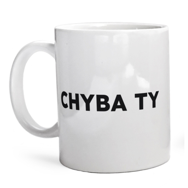 CHYBA TY  - Kubek Biały