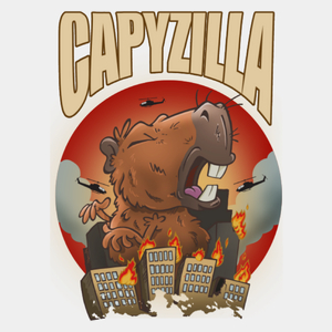 Capyzilla kapibara capybara - Męska Koszulka Biała