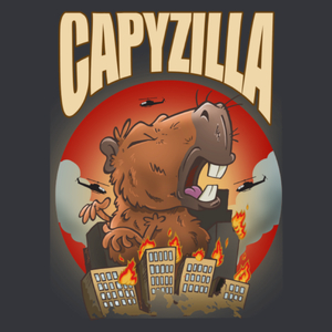 Capyzilla kapibara capybara - Męska Koszulka Szara