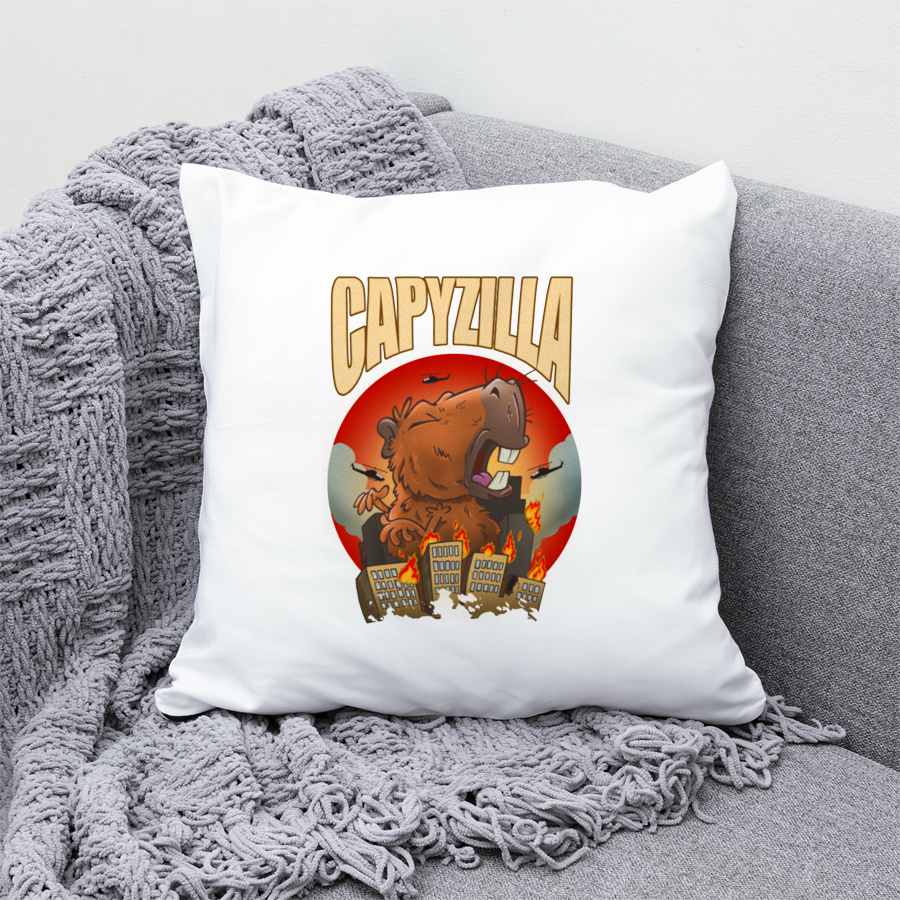 Capyzilla kapibara capybara - Poduszka Biała