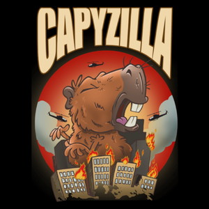 Capyzilla kapibara capybara - Torba Na Zakupy Czarna