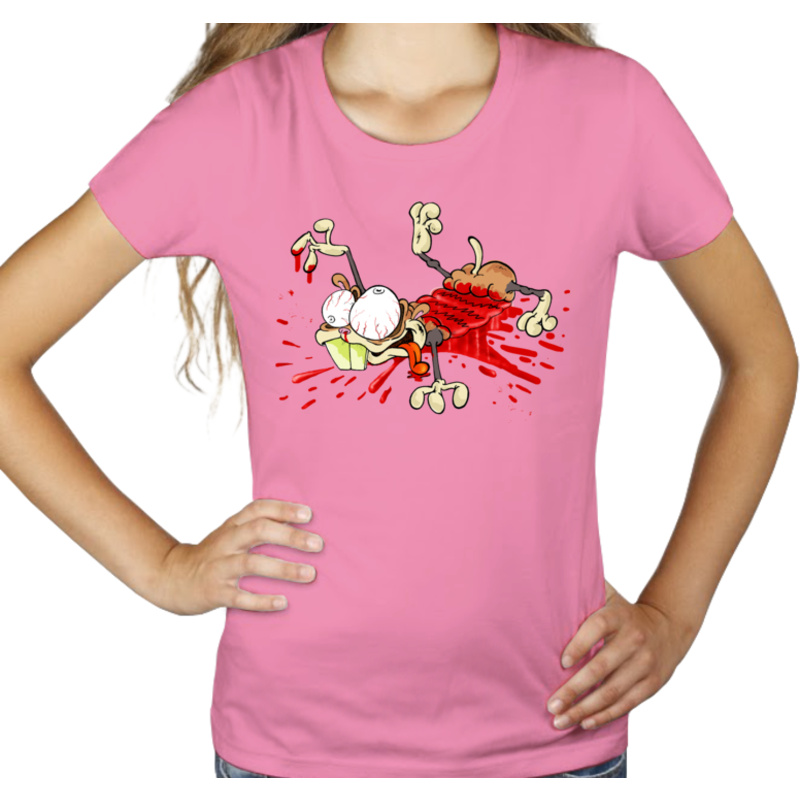 Chomik - Damska Koszulka Różowa