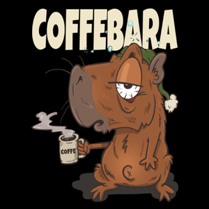 Coffebara kawa kapibara - Torba Na Zakupy Czarna