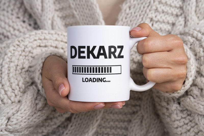 Dekarz Loading - Kubek Biały