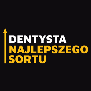 Dentysta Najlepszego Sortu - Męska Bluza z kapturem Czarna