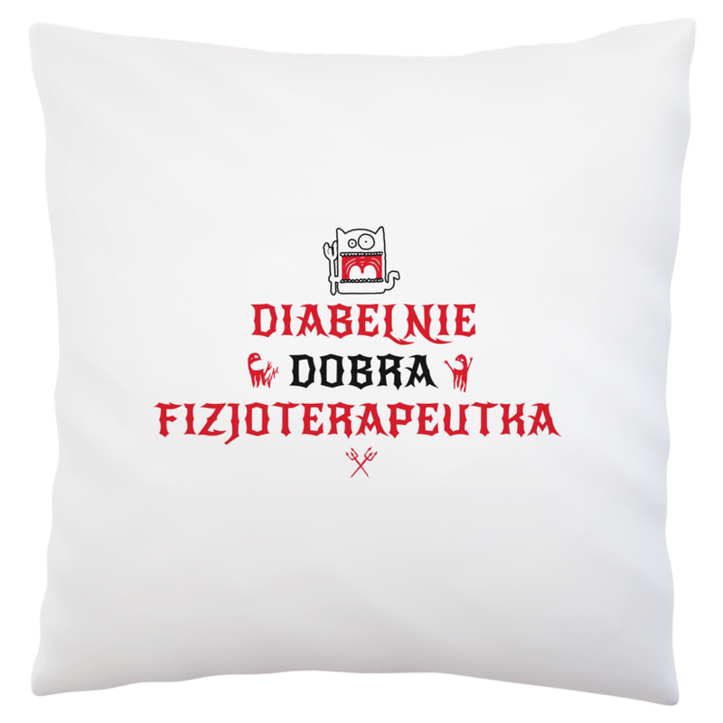 Diabelnie Dobra Fizjoterapeutka - Poduszka Biała