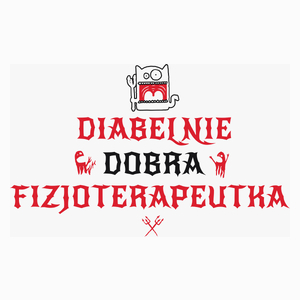 Diabelnie Dobra Fizjoterapeutka - Poduszka Biała