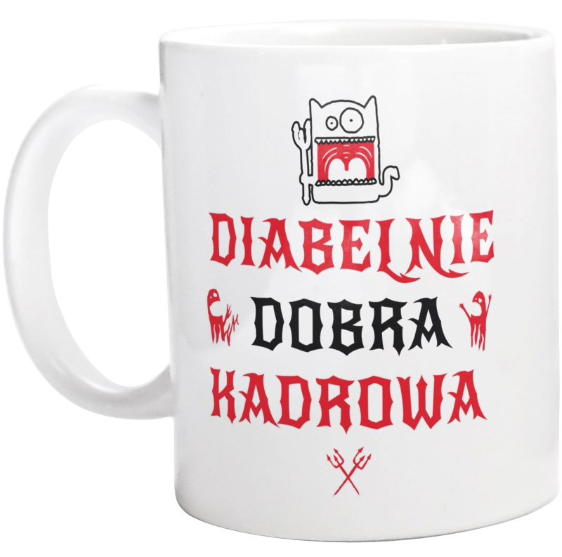 Diabelnie Dobra Kadrowa - Kubek Biały