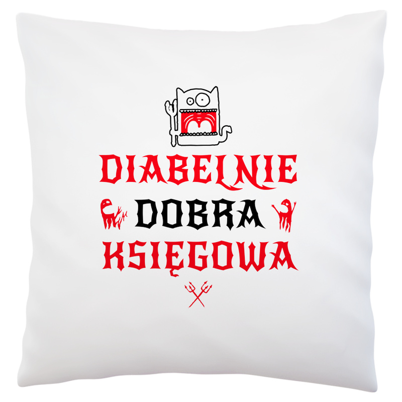 Diabelnie Dobra Księgowa - Poduszka Biała