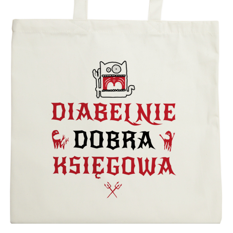 Diabelnie Dobra Księgowa - Torba Na Zakupy Natural