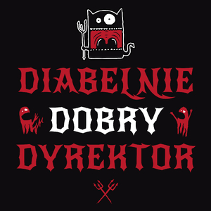 Diabelnie Dobry Dyrektor - Męska Koszulka Czarna