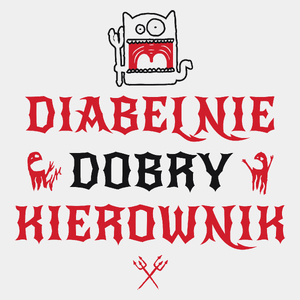 Diabelnie Dobry Kierownik - Męska Koszulka Biała