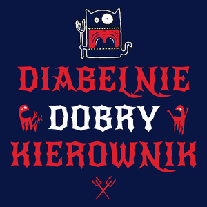 Diabelnie Dobry Kierownik - Męska Koszulka Ciemnogranatowa