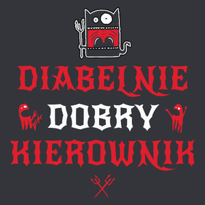 Diabelnie Dobry Kierownik - Męska Koszulka Szara