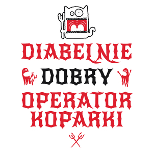 Diabelnie Dobry Operator Koparki - Kubek Biały